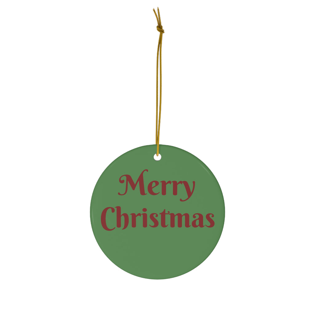 “Drink Up Grinches” Holiday Ceramic Ornament