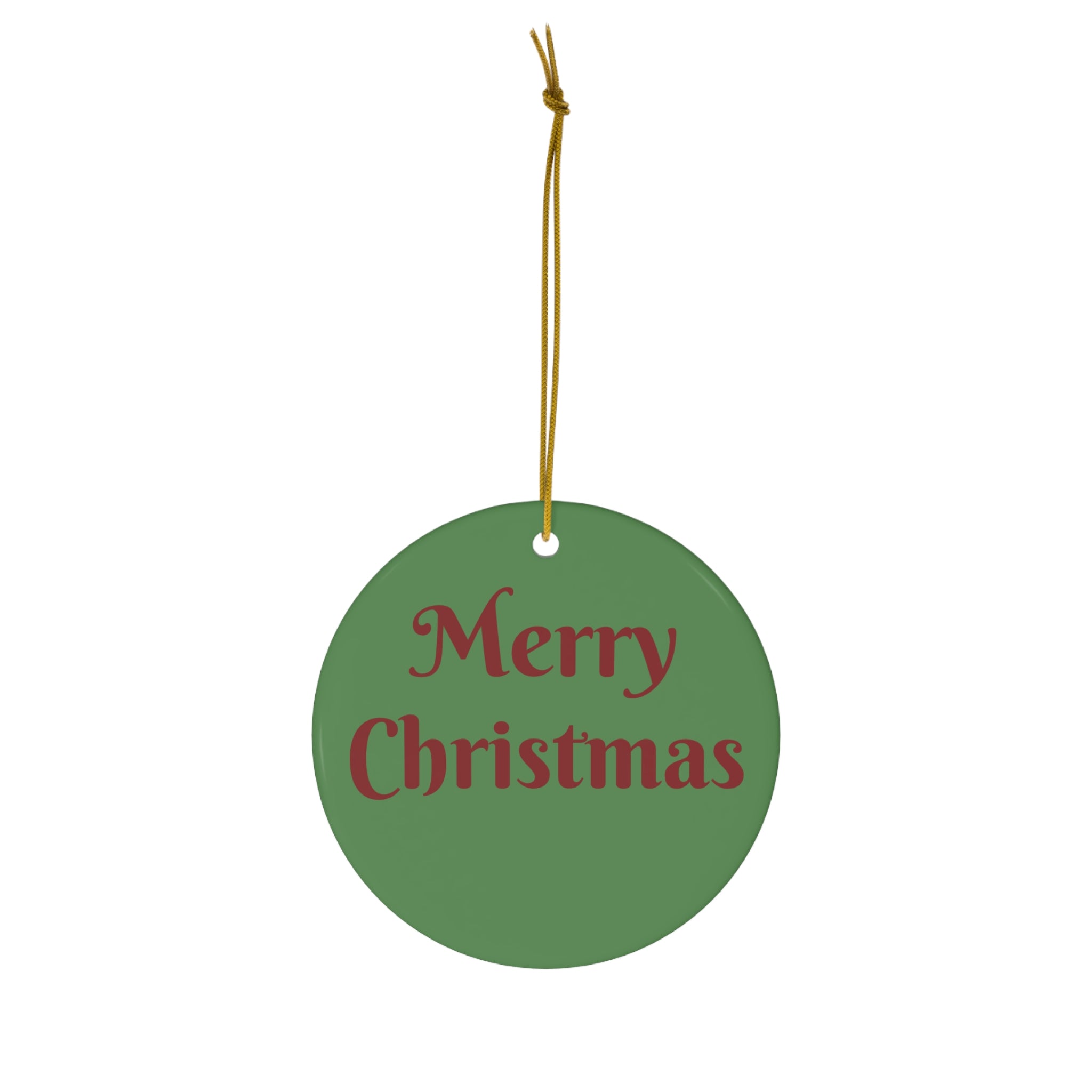 “Drink Up Grinches” Holiday Ceramic Ornament